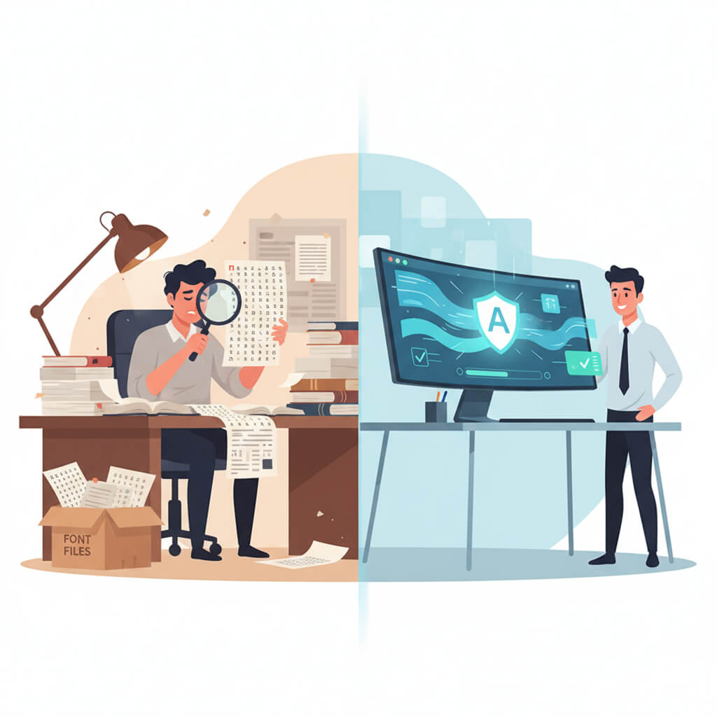 Manual Check vs. Automatic Font Scanner: Which Is Safer?