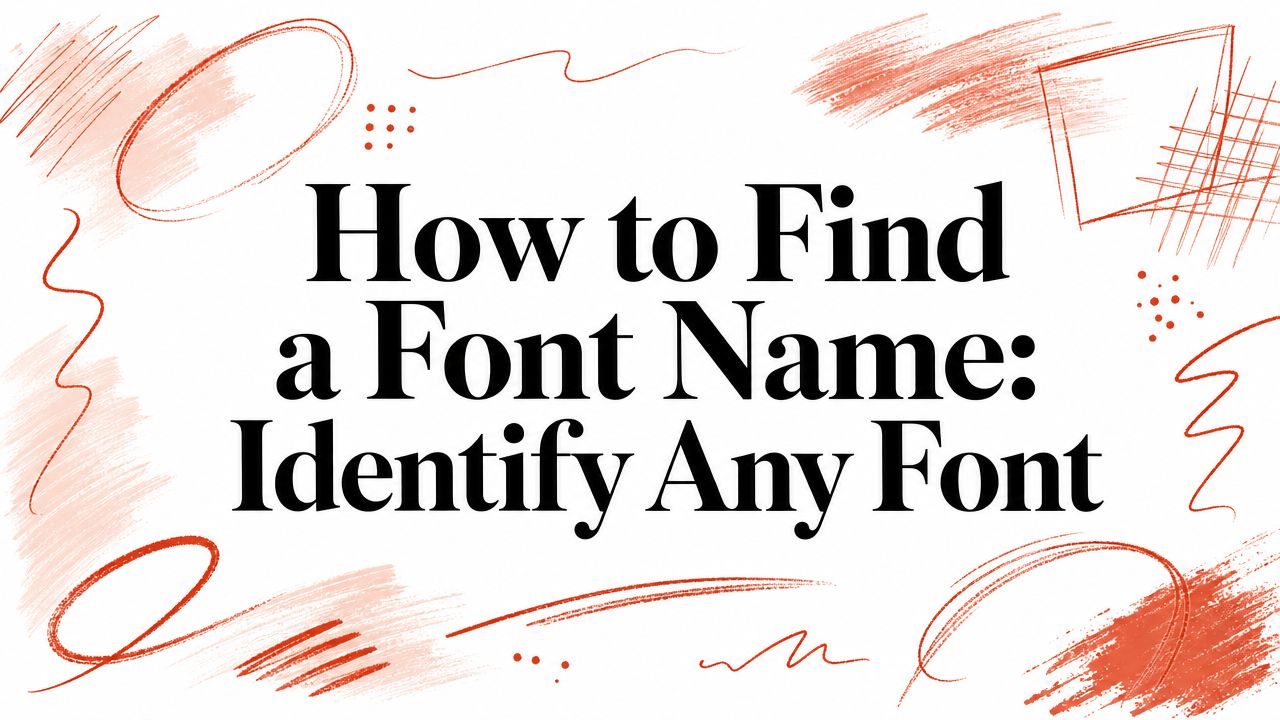 How to Find a Font Name: Identify Any Font