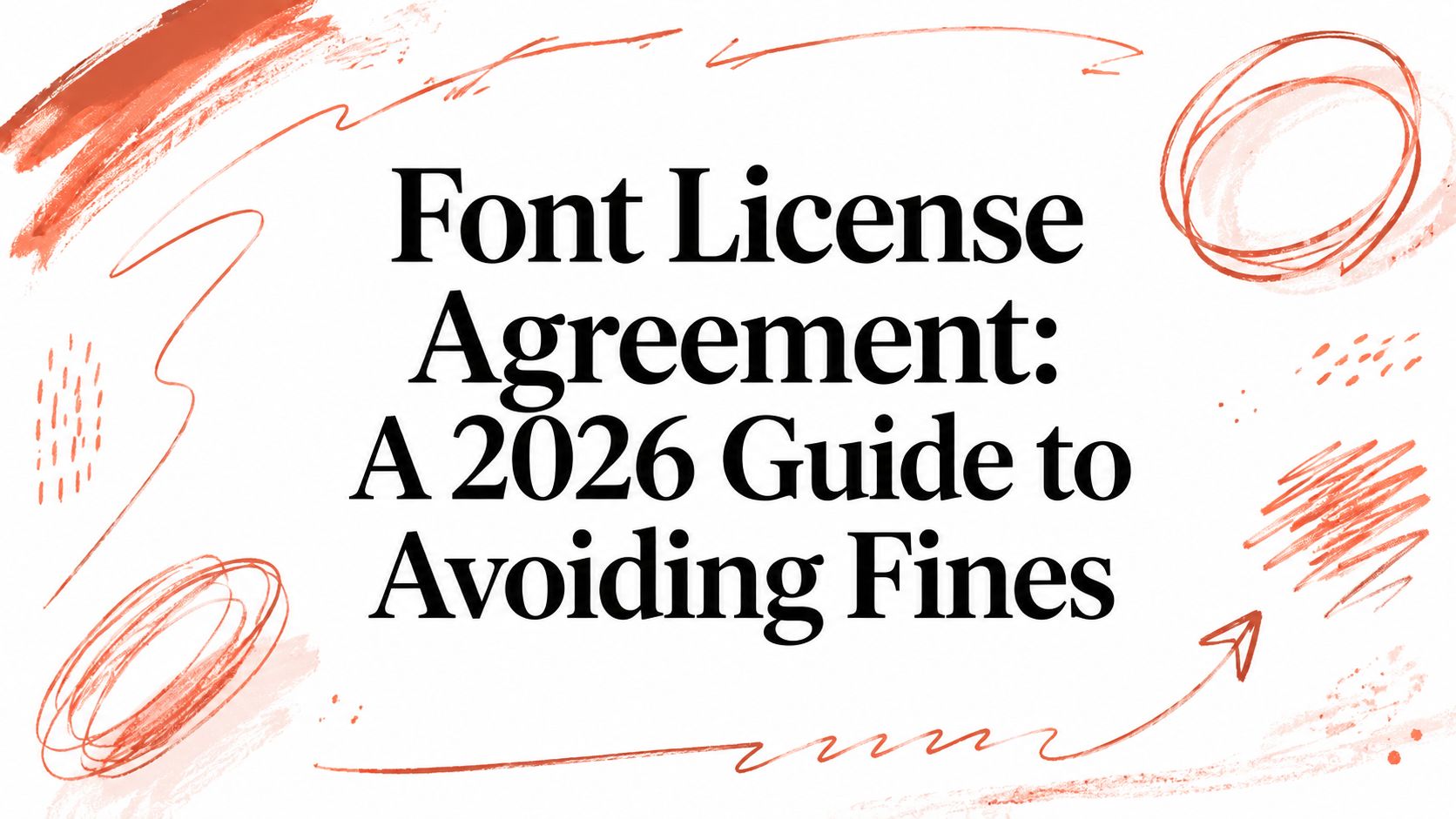 Font License Agreement: A 2026 Guide to Avoiding Fines