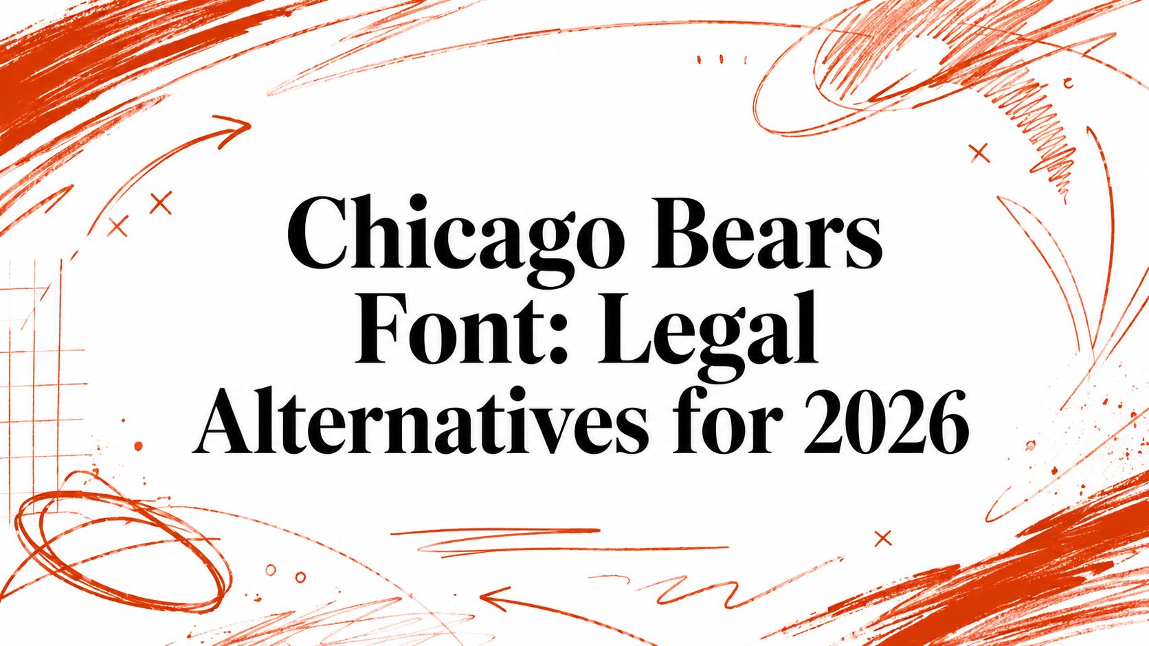 Chicago Bears Font: Legal Alternatives for 2026