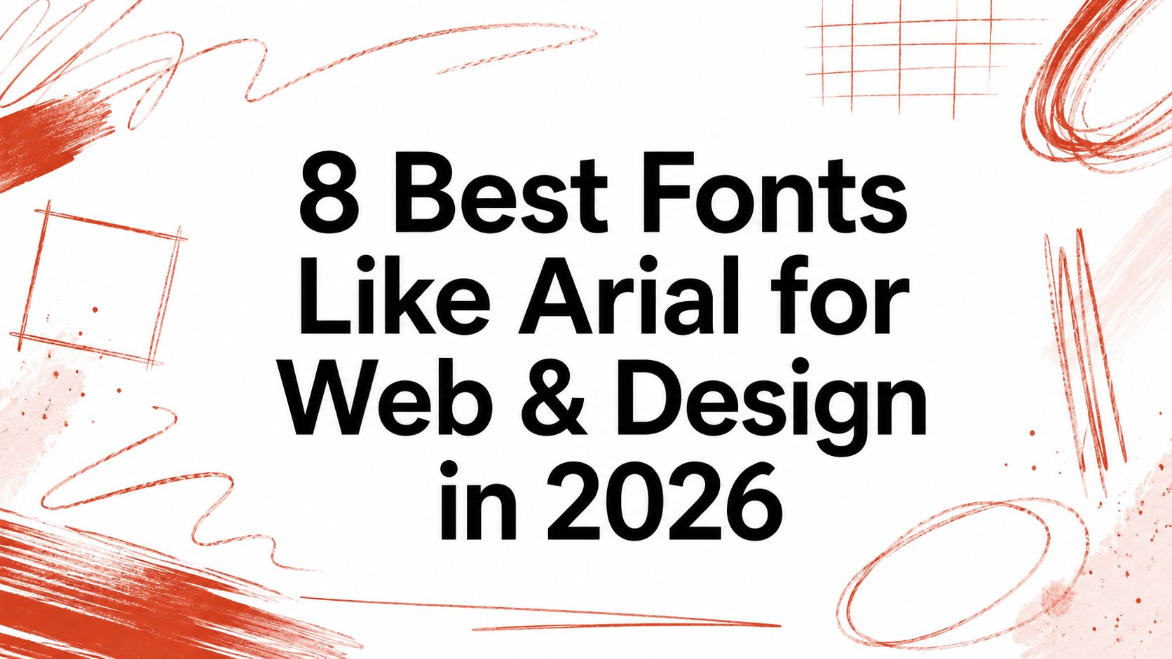 8 Best Fonts Like Arial for Web & Design in 2026