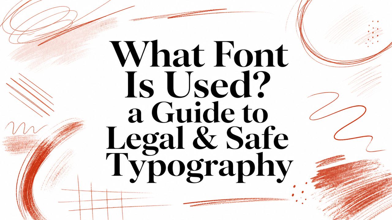 What Font Is Used? a Guide to Legal & Safe Typography