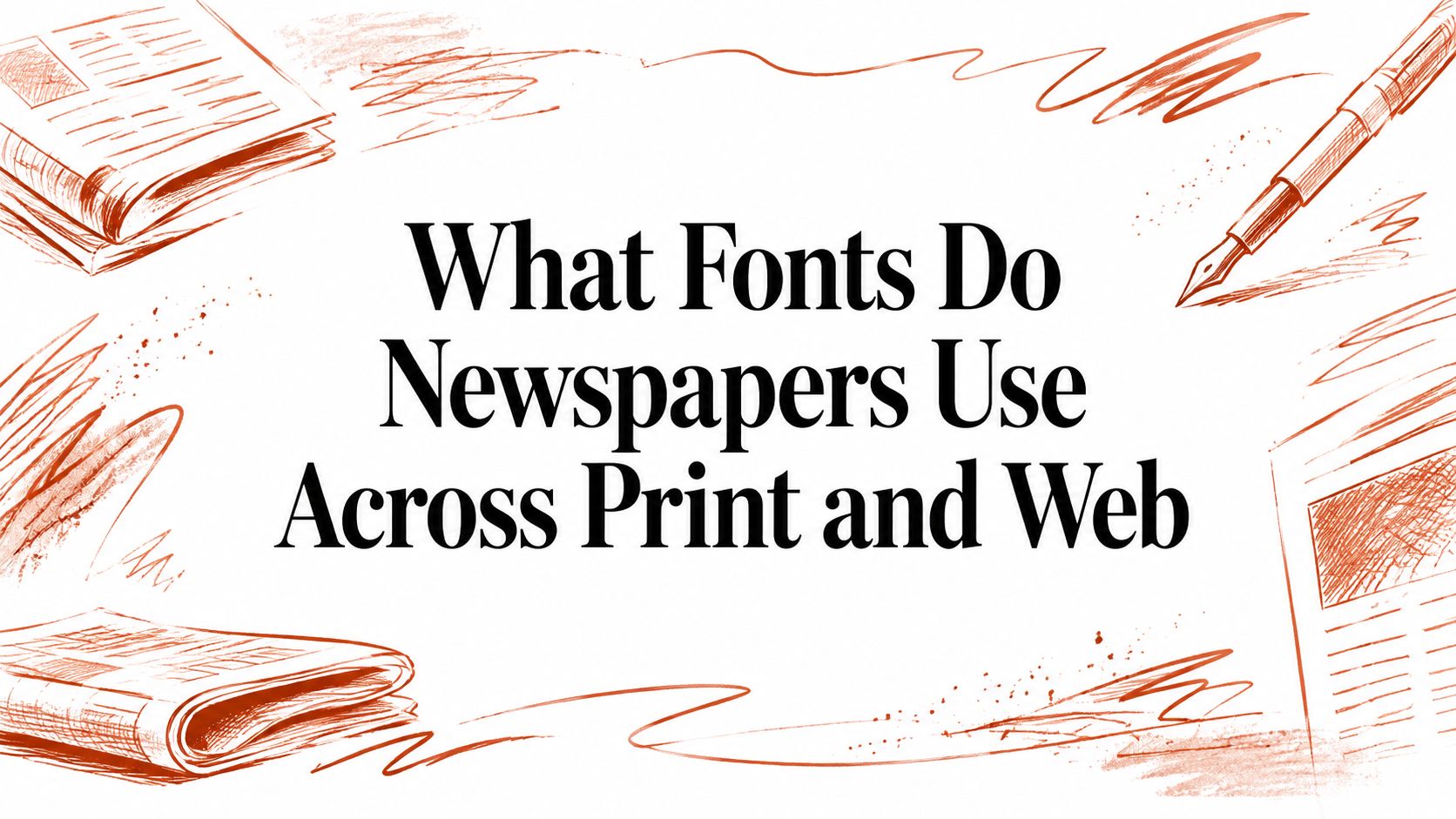 What Fonts Do Newspapers Use Across Print and Web