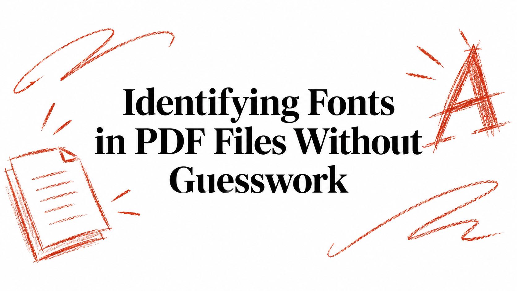 Identifying Fonts in PDF Files Without Guesswork