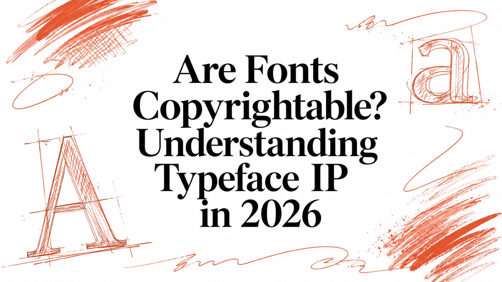 Are Fonts Copyrightable? Understanding Typeface IP in 2026